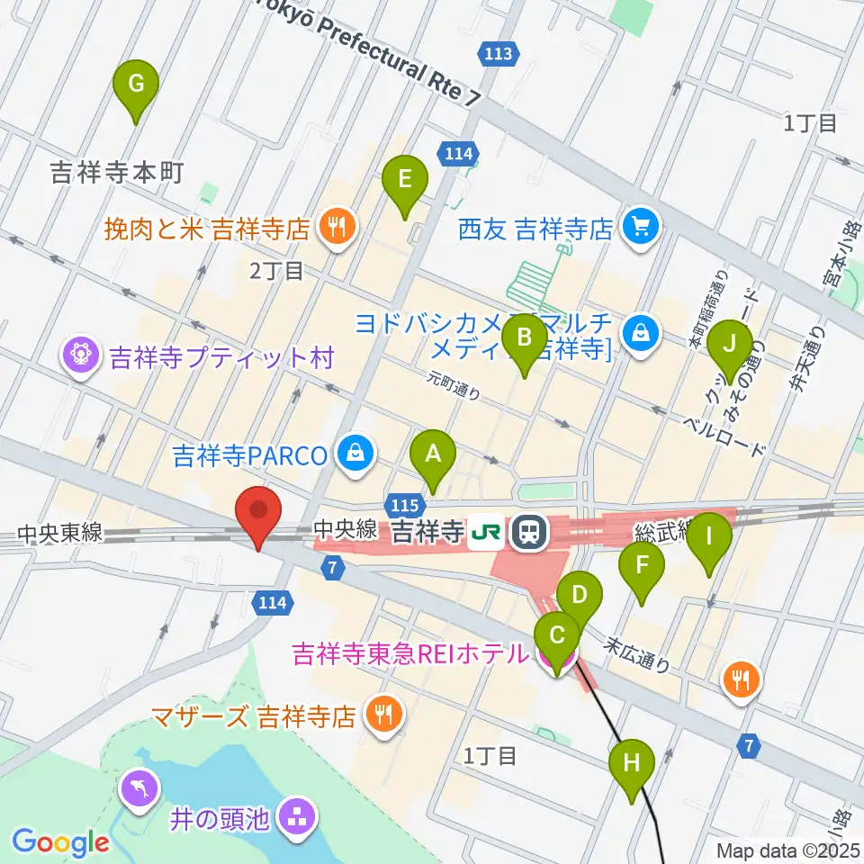 M&N Bit Of Sound周辺のホテル一覧地図