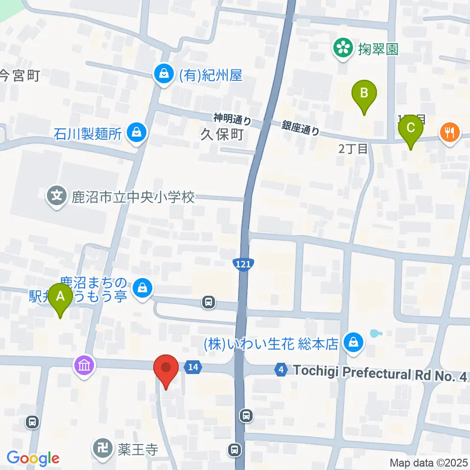 エルベ音楽院周辺のホテル一覧地図