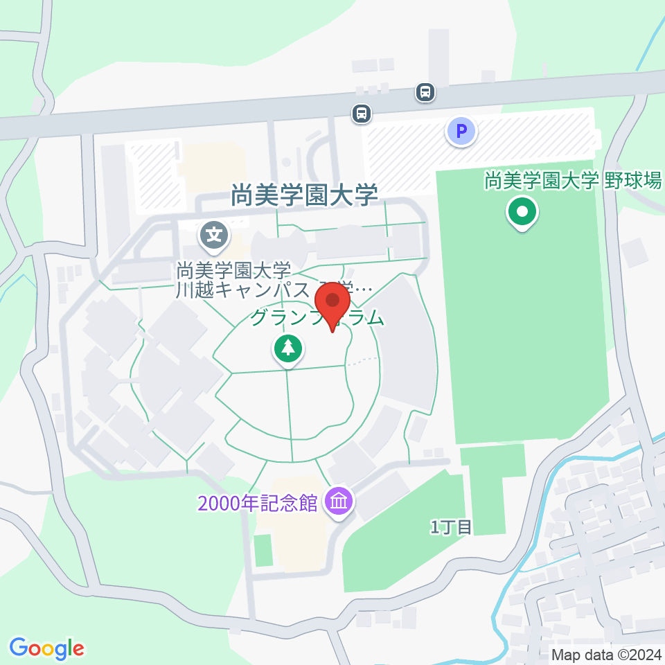 尚美学園大学周辺のホテル一覧地図