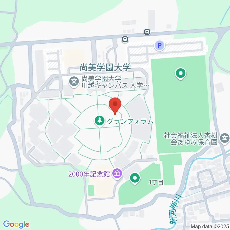 尚美学園大学周辺のホテル一覧地図