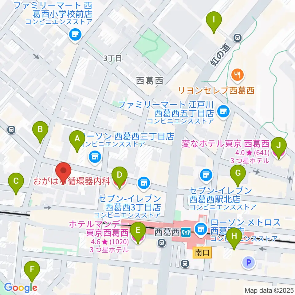 東京スクールオブミュージック&ダンス専門学校周辺のホテル一覧地図