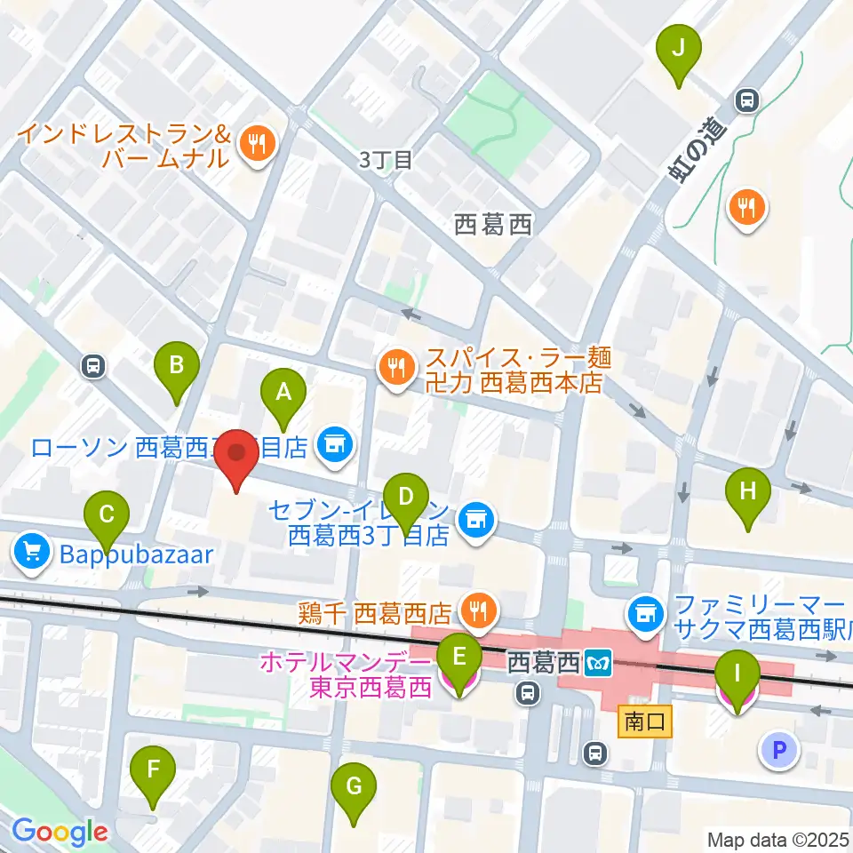 東京スクールオブミュージック&ダンス専門学校周辺のホテル一覧地図