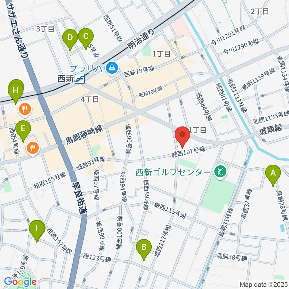 ソルフェ音楽専門学院周辺のホテル一覧地図