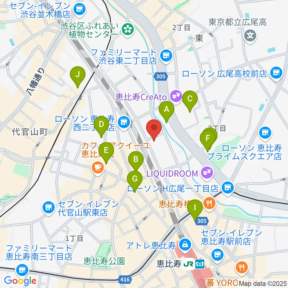 日本ピアノ調律・音楽学院周辺のホテル一覧地図