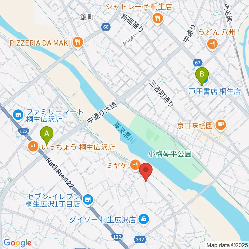 J-music ボーカル音楽教室周辺のホテル一覧地図
