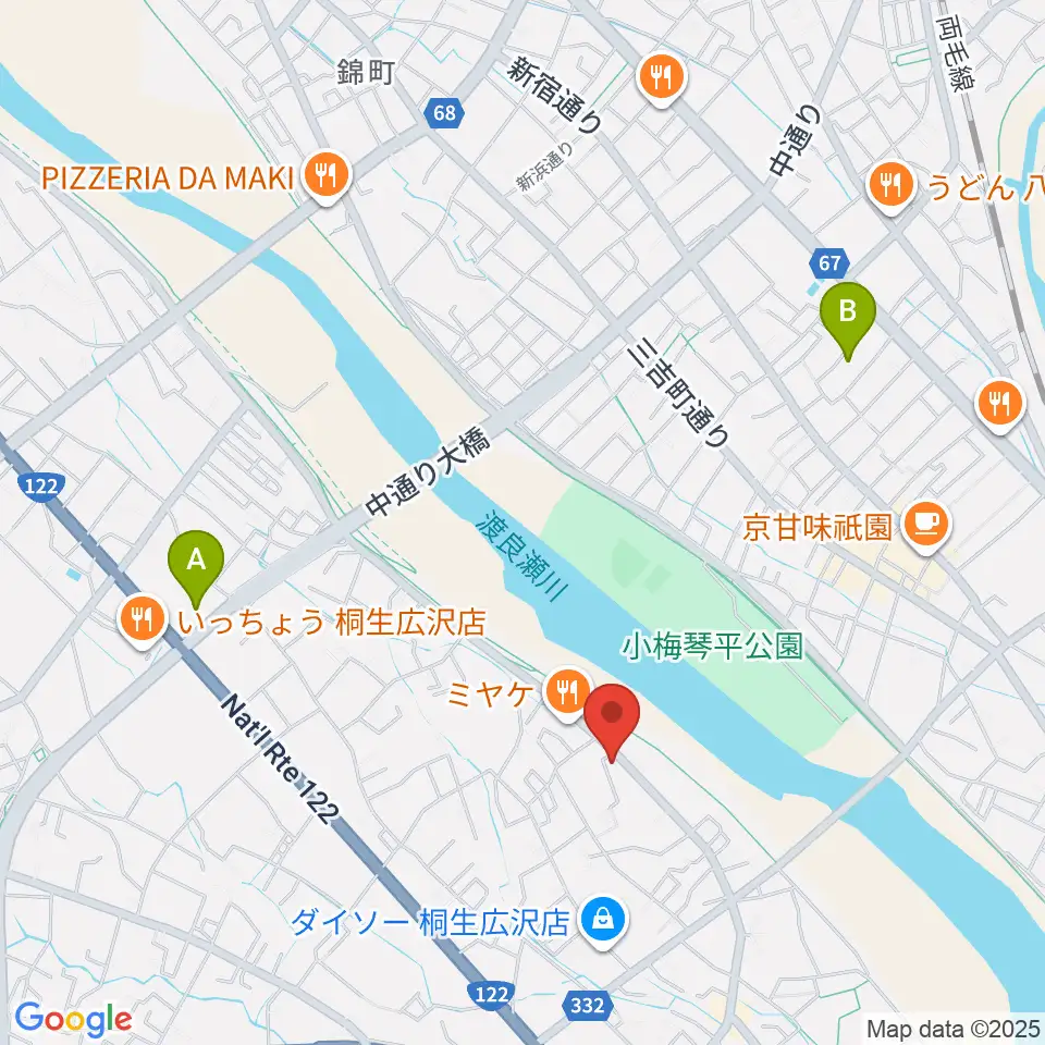 J-music ボーカル音楽教室周辺のホテル一覧地図
