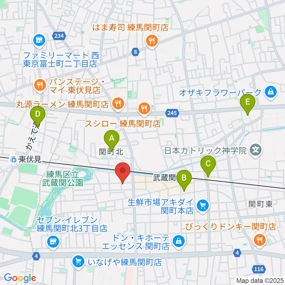 べっら・ぼーちぇ音楽院周辺のホテル一覧地図