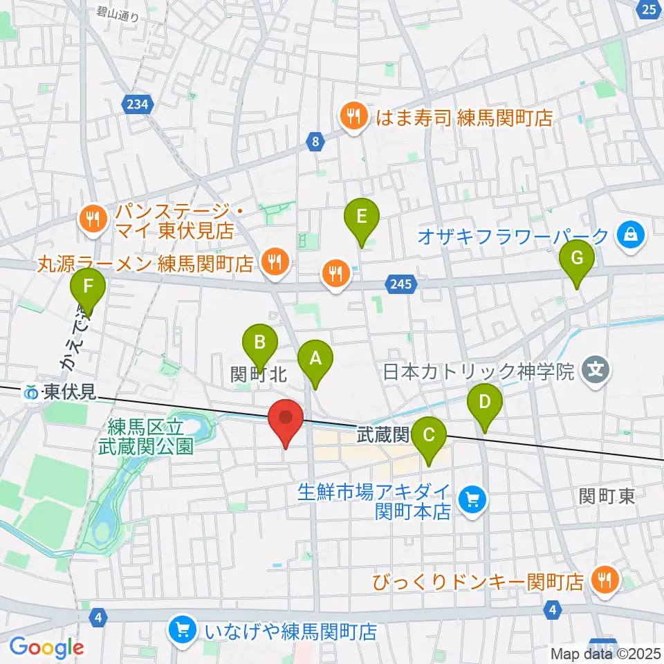 べっら・ぼーちぇ音楽院周辺のホテル一覧地図