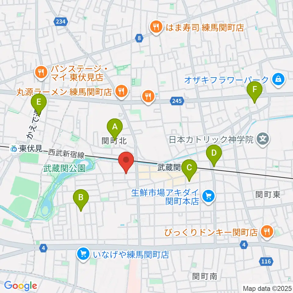 べっら・ぼーちぇ音楽院周辺のホテル一覧地図