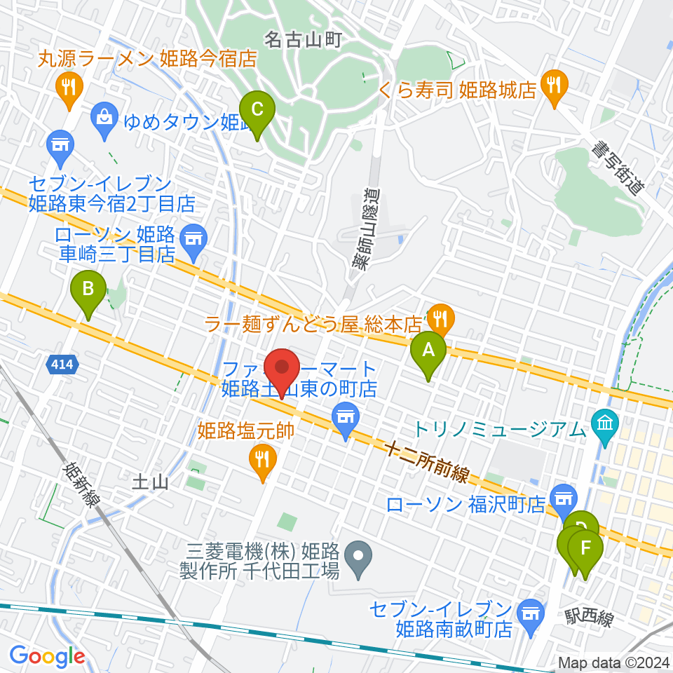 サウンドステーション周辺のホテル一覧地図