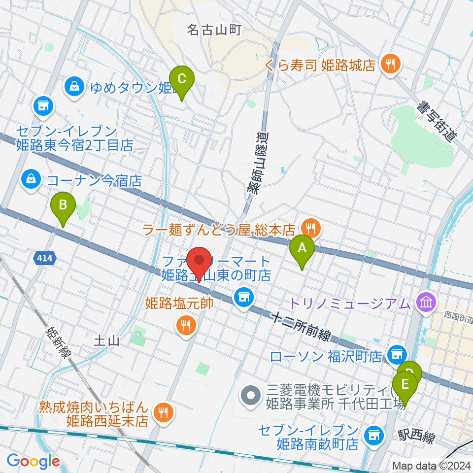 サウンドステーション周辺のホテル一覧地図