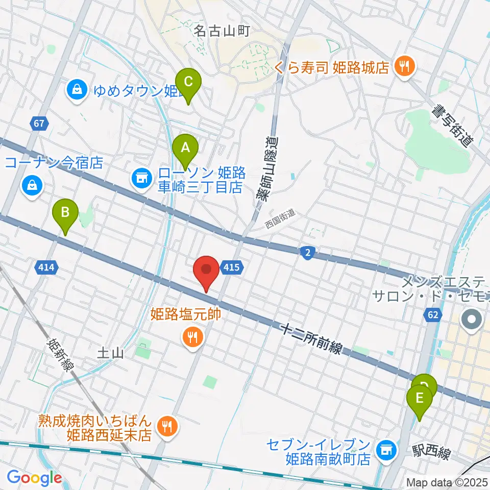 サウンドステーション周辺のホテル一覧地図