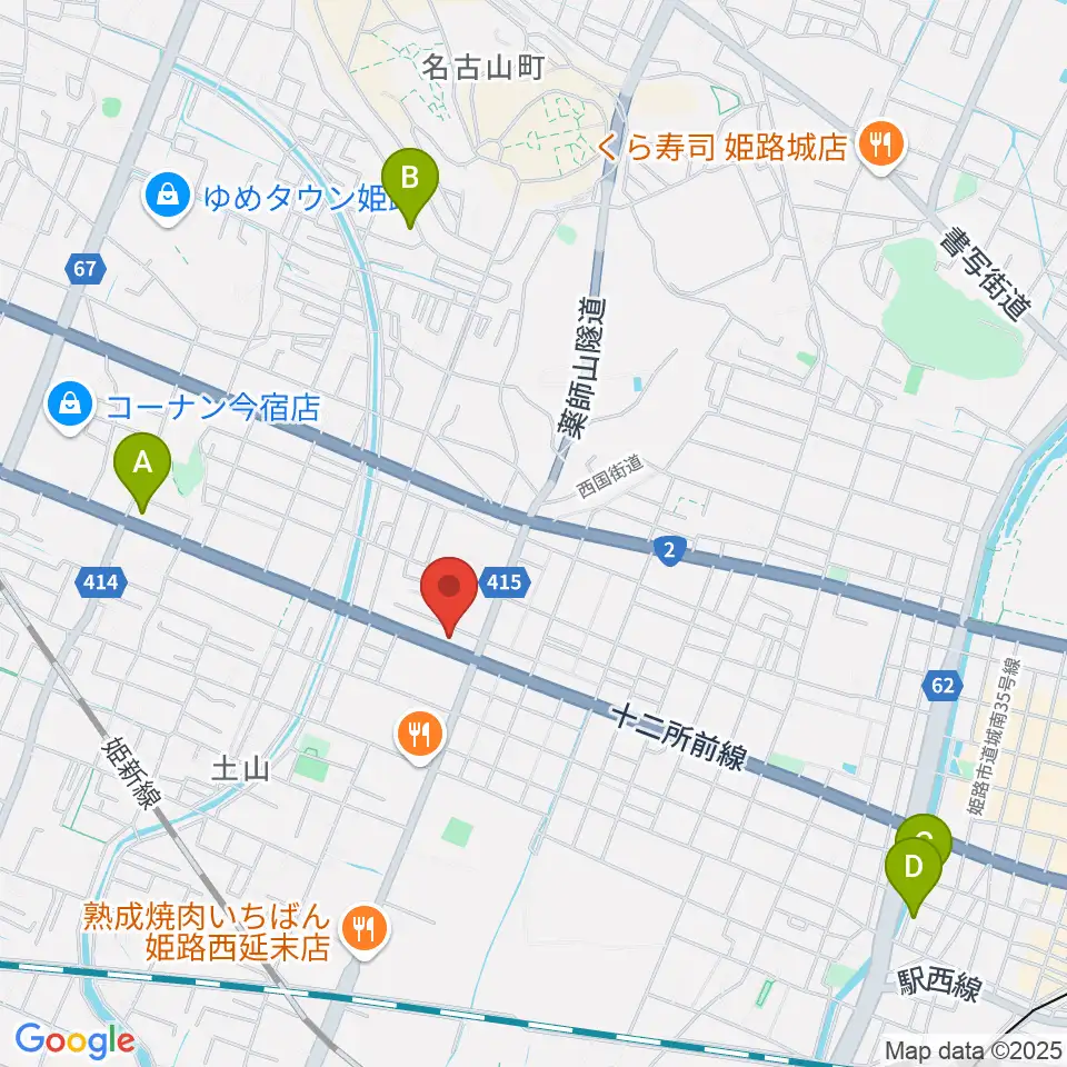 サウンドステーション周辺のホテル一覧地図