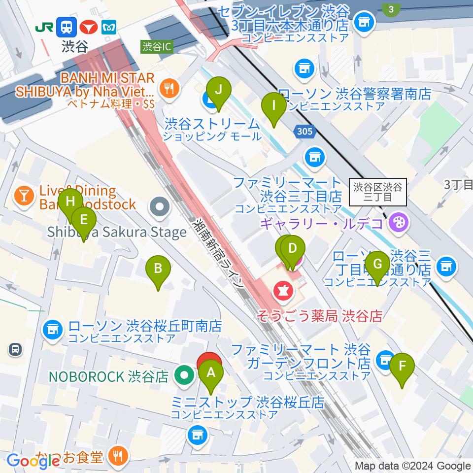 ヴァーヴミュージックスクール周辺のホテル一覧地図