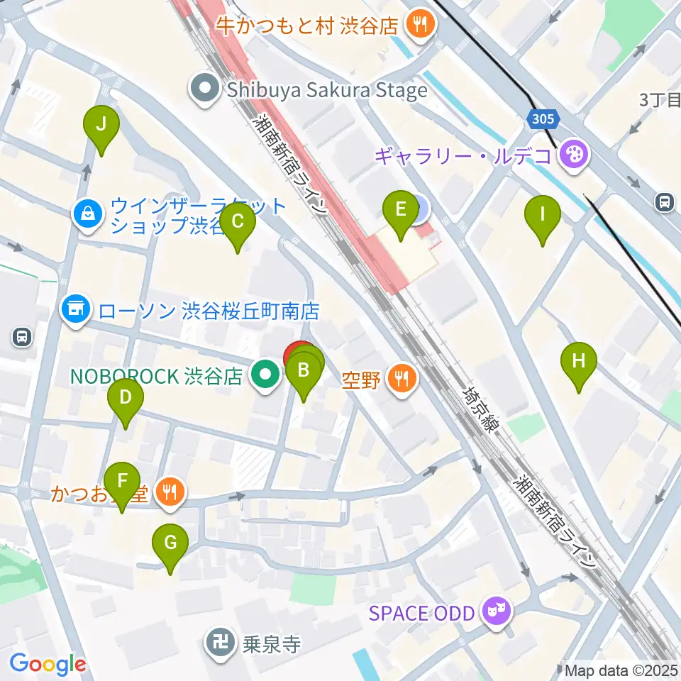 ヴァーヴミュージックスクール周辺のホテル一覧地図