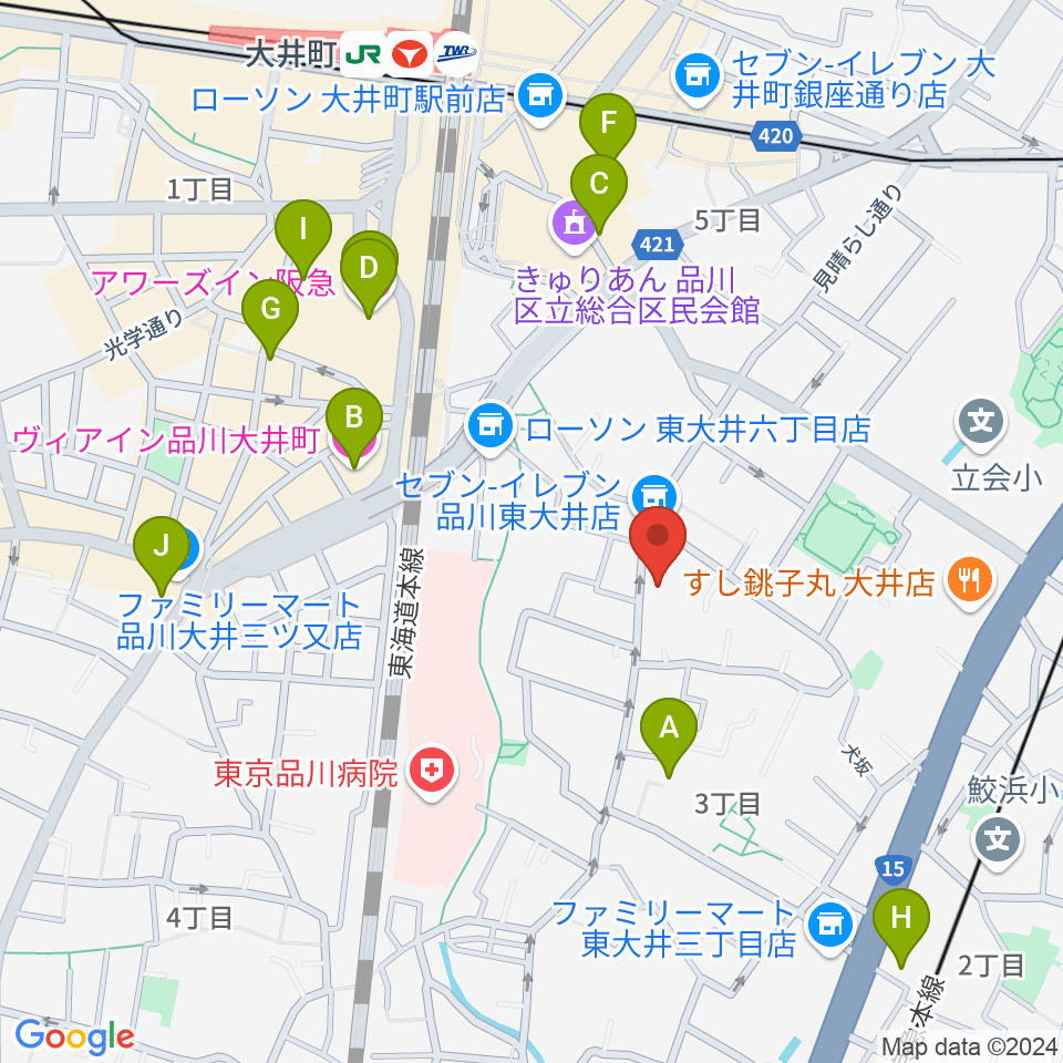 天華二胡学院周辺のホテル一覧地図