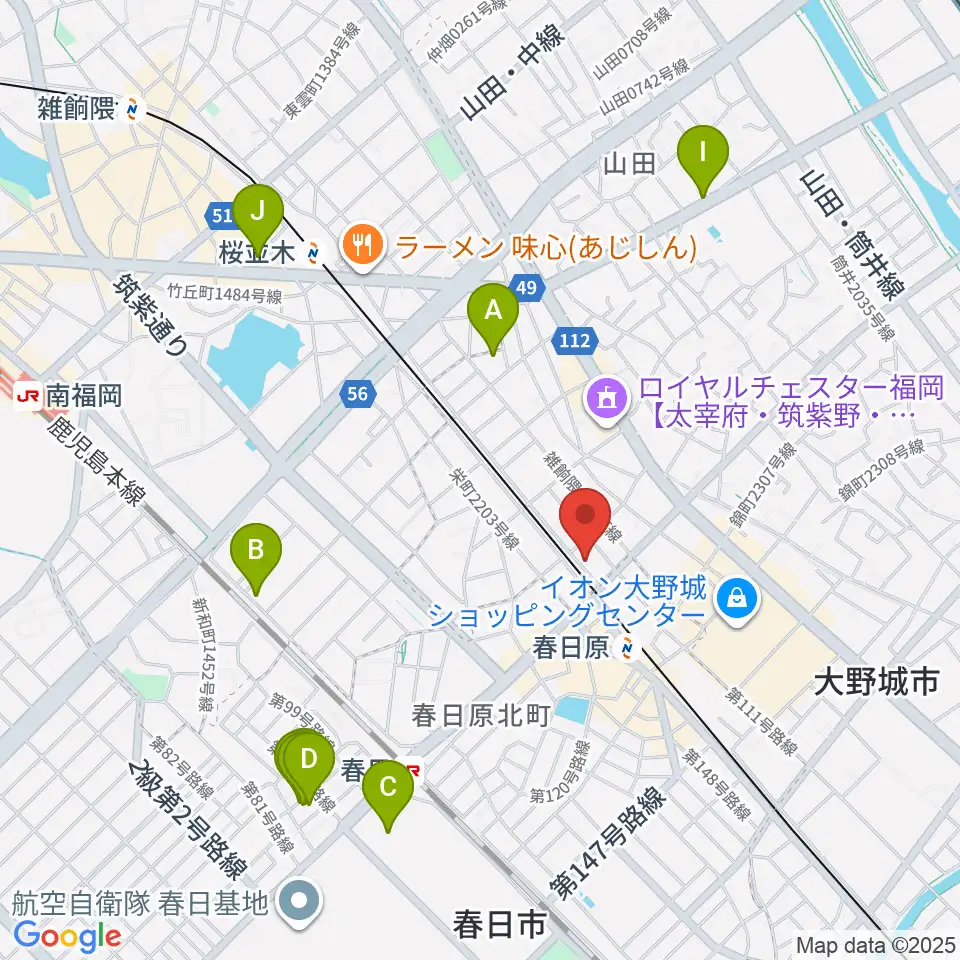 jmc音楽教室周辺のホテル一覧地図