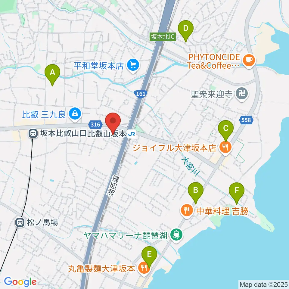 スタジオピッコロ周辺のホテル一覧地図