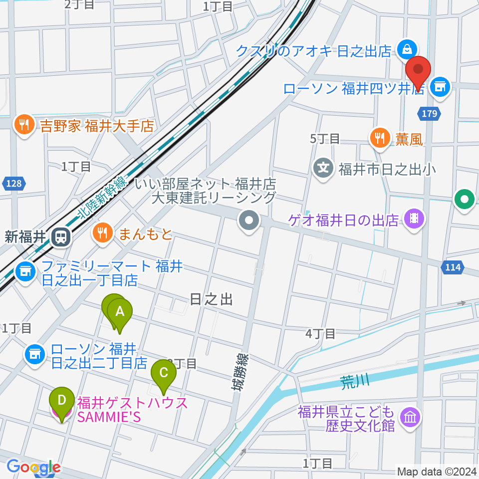 MPCみゅうじかん周辺のホテル一覧地図