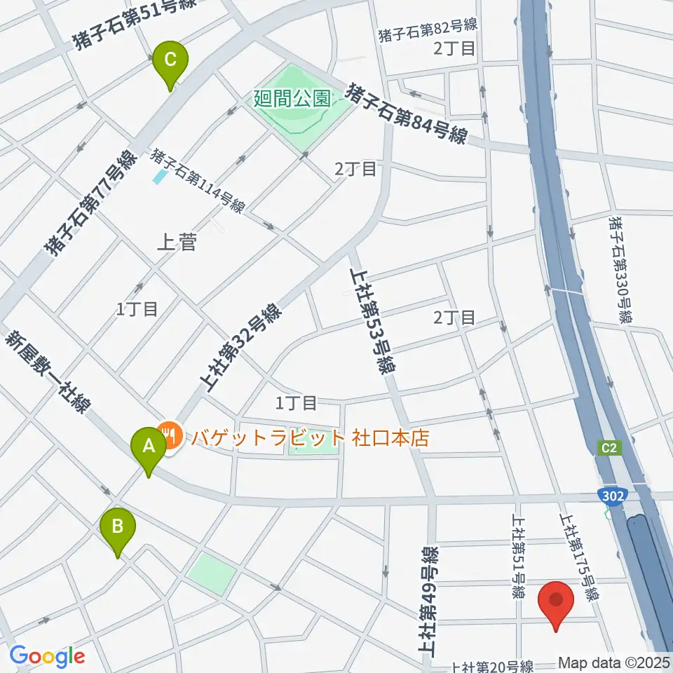 キューミュージックラボ周辺のホテル一覧地図