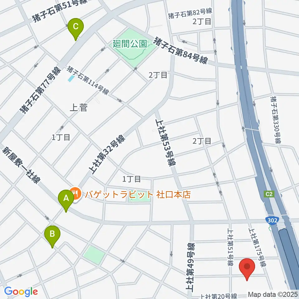 キューミュージックラボ周辺のホテル一覧地図