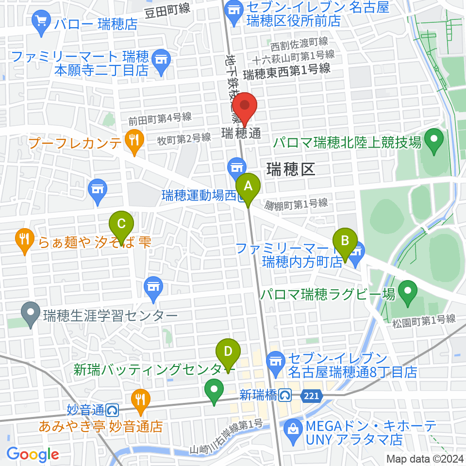 コンピュータミュージックスクールリカレンス周辺のホテル一覧地図