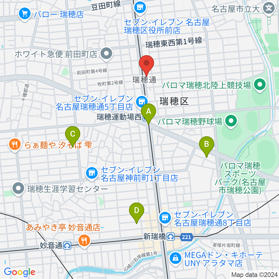 コンピュータミュージックスクールリカレンス周辺のホテル一覧地図