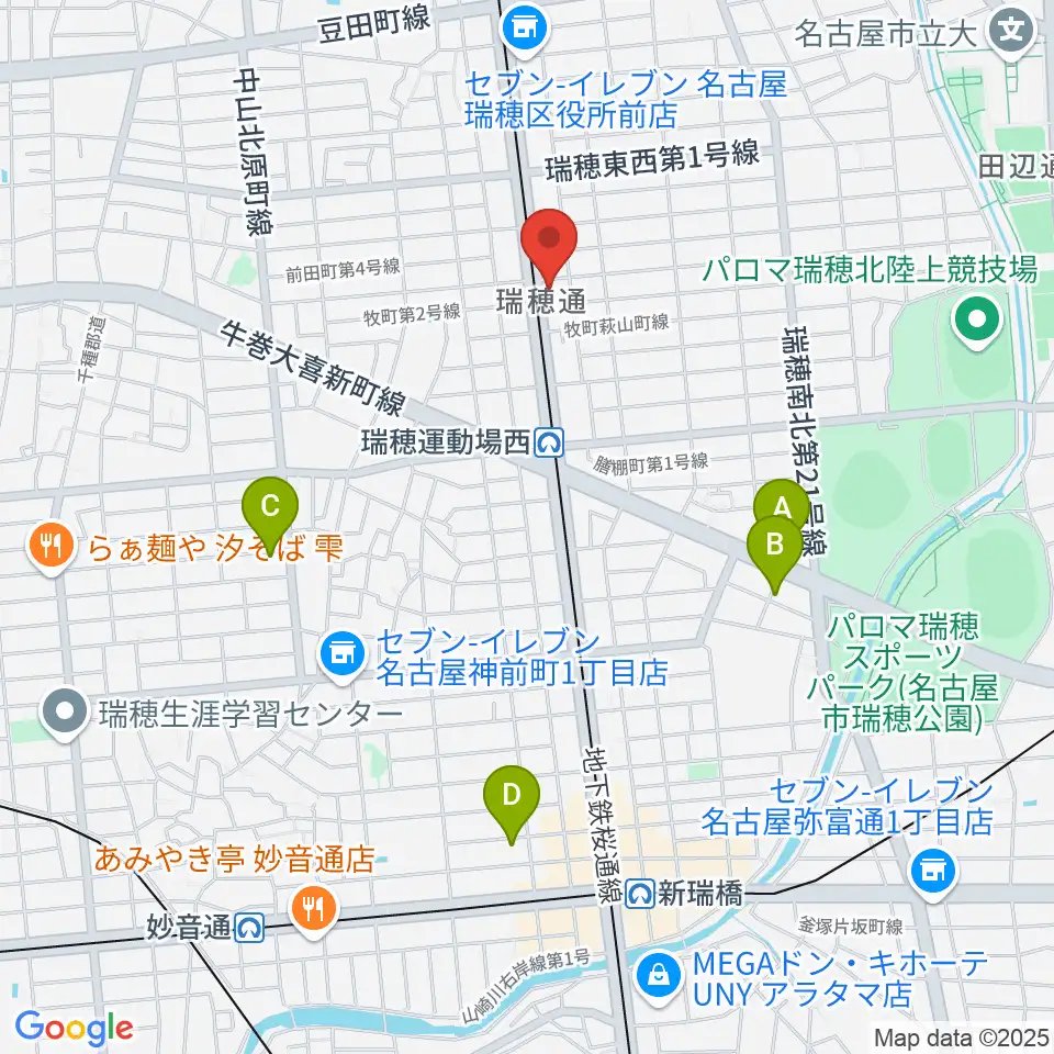 コンピュータミュージックスクールリカレンス周辺のホテル一覧地図