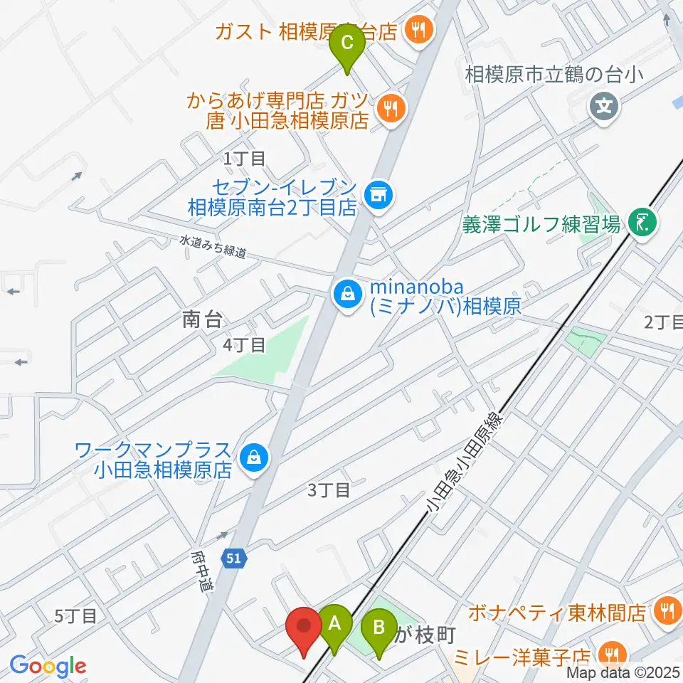 エンゼルミュージック周辺のホテル一覧地図
