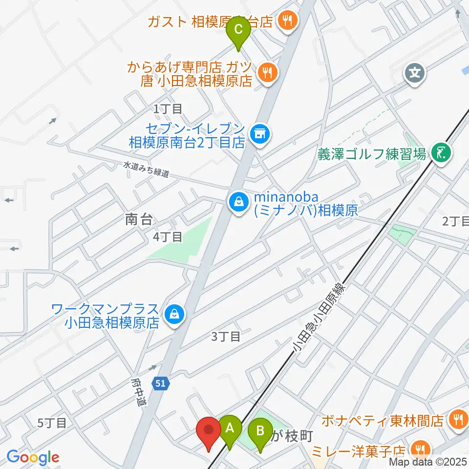 エンゼルミュージック周辺のホテル一覧地図