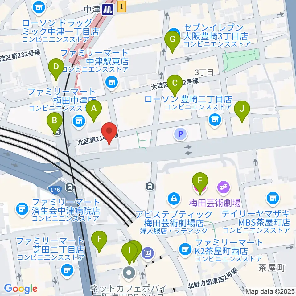 ESPエンタテインメント大阪周辺のホテル一覧地図