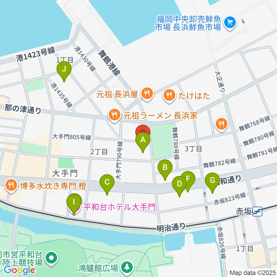 C＆S学院周辺のホテル一覧地図