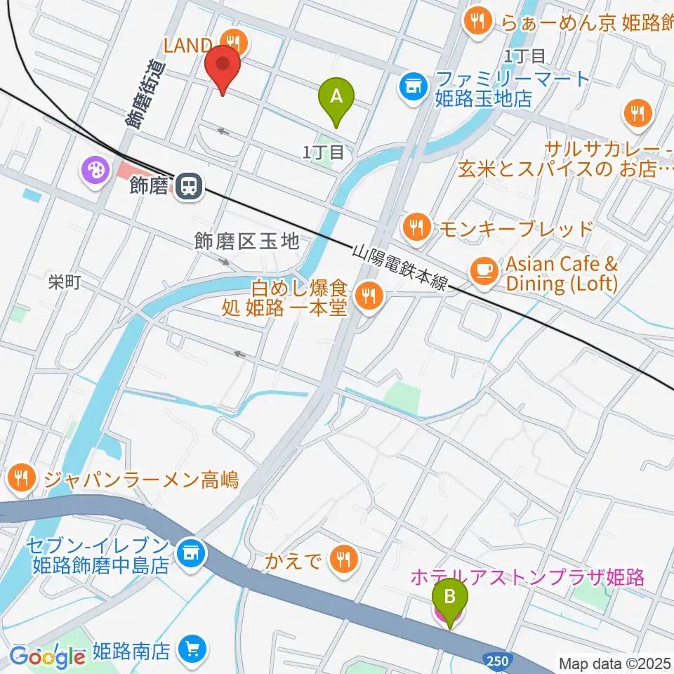 なるせ音楽教室周辺のホテル一覧地図