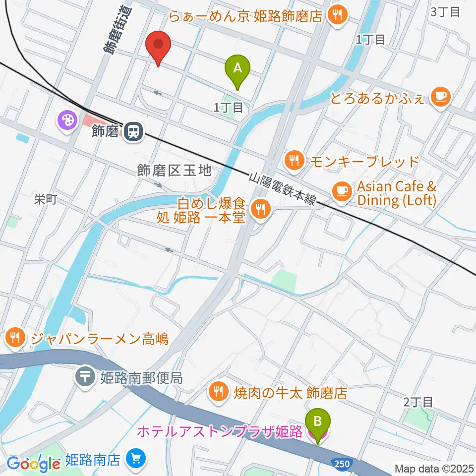 なるせ音楽教室周辺のホテル一覧地図
