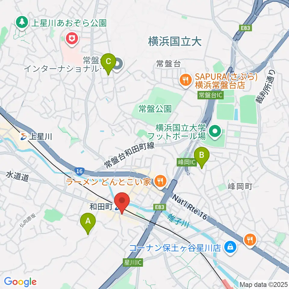 アート和田町音楽院周辺のホテル一覧地図