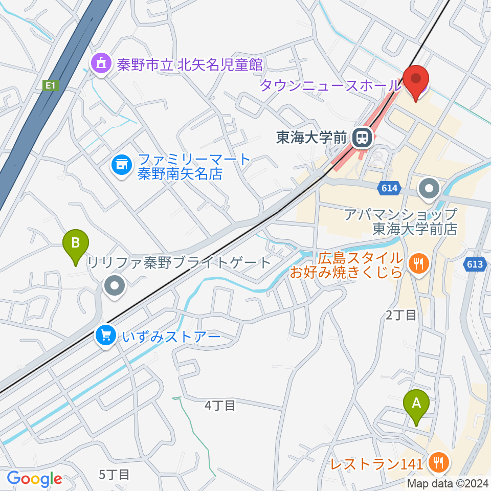 システムサウンド21音楽教室周辺のホテル一覧地図