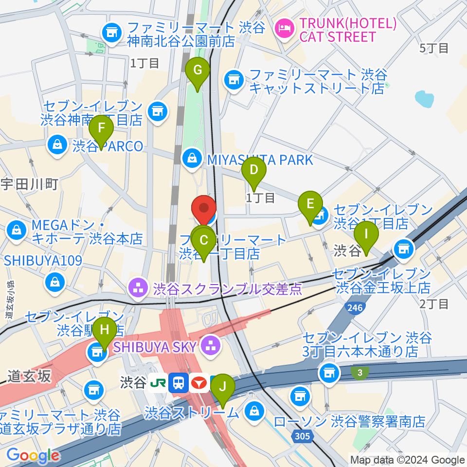 東京ダンス・俳優&舞台芸術専門学校周辺のホテル一覧地図