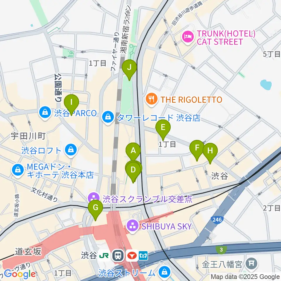 東京ダンス・俳優&舞台芸術専門学校周辺のホテル一覧地図