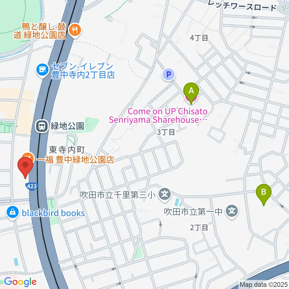 令和音楽院周辺のホテル一覧地図