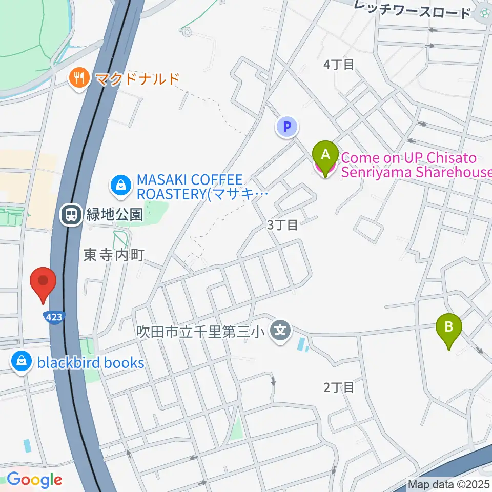 令和音楽院周辺のホテル一覧地図
