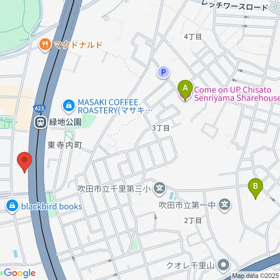 令和音楽院周辺のホテル一覧地図