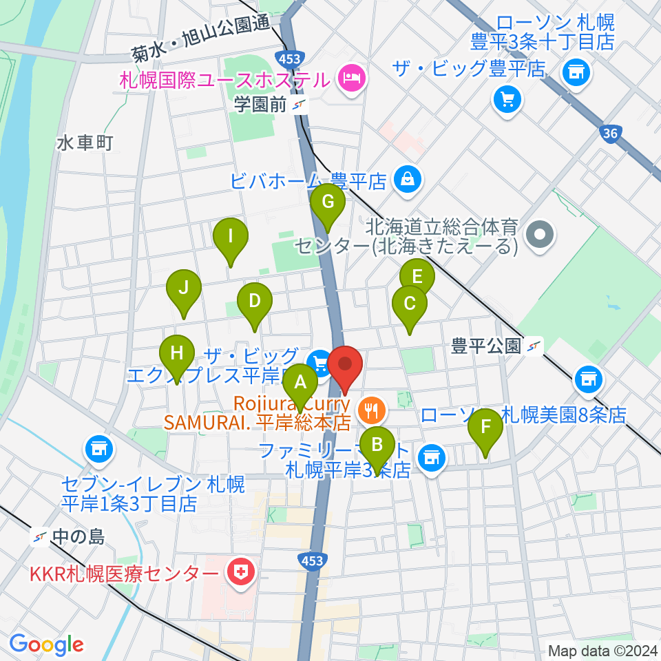 経専音楽放送芸術専門学校周辺のホテル一覧地図