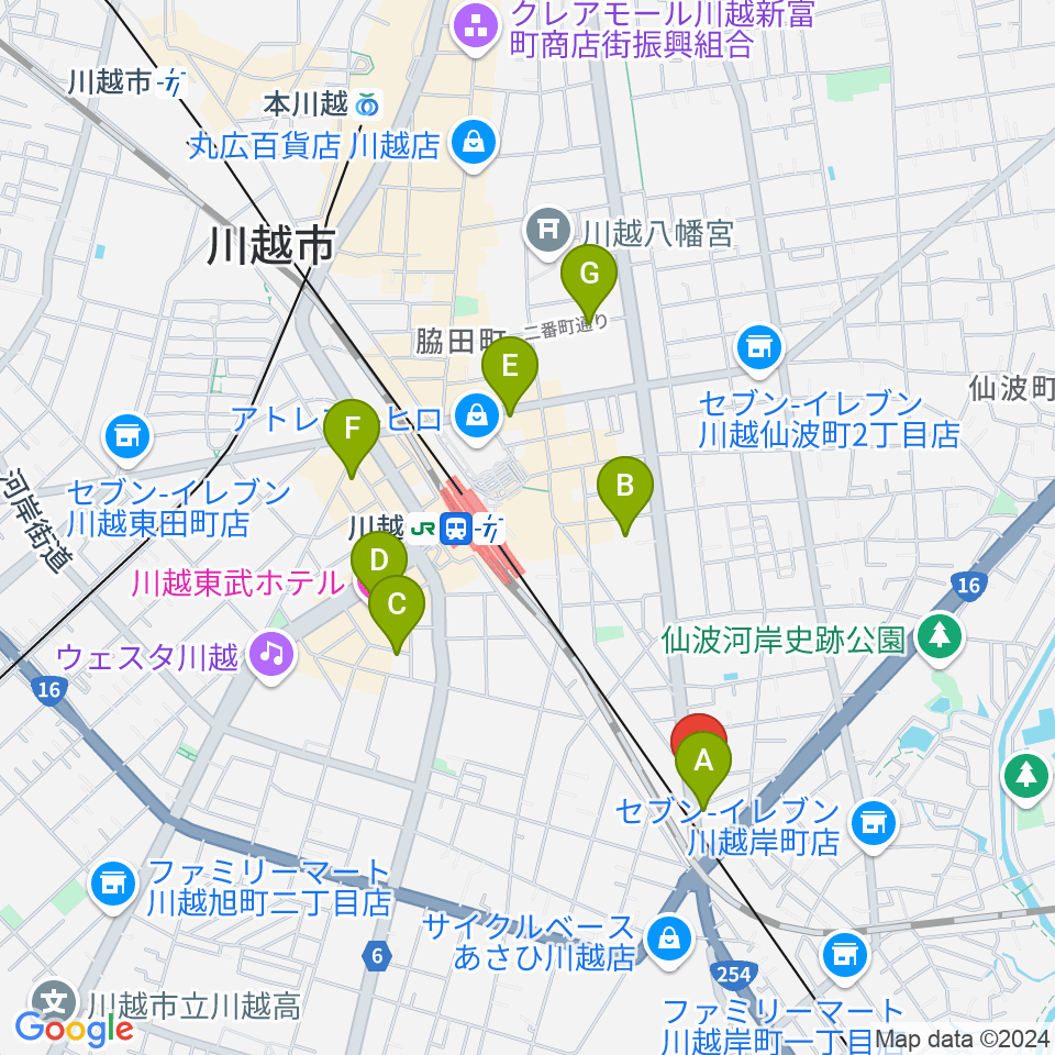 東京国際音楽療法専門学院周辺のホテル一覧地図