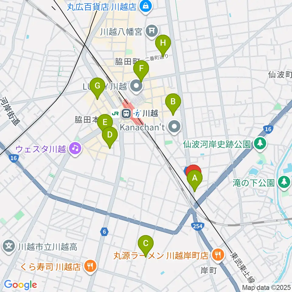 東京国際音楽療法専門学院周辺のホテル一覧地図