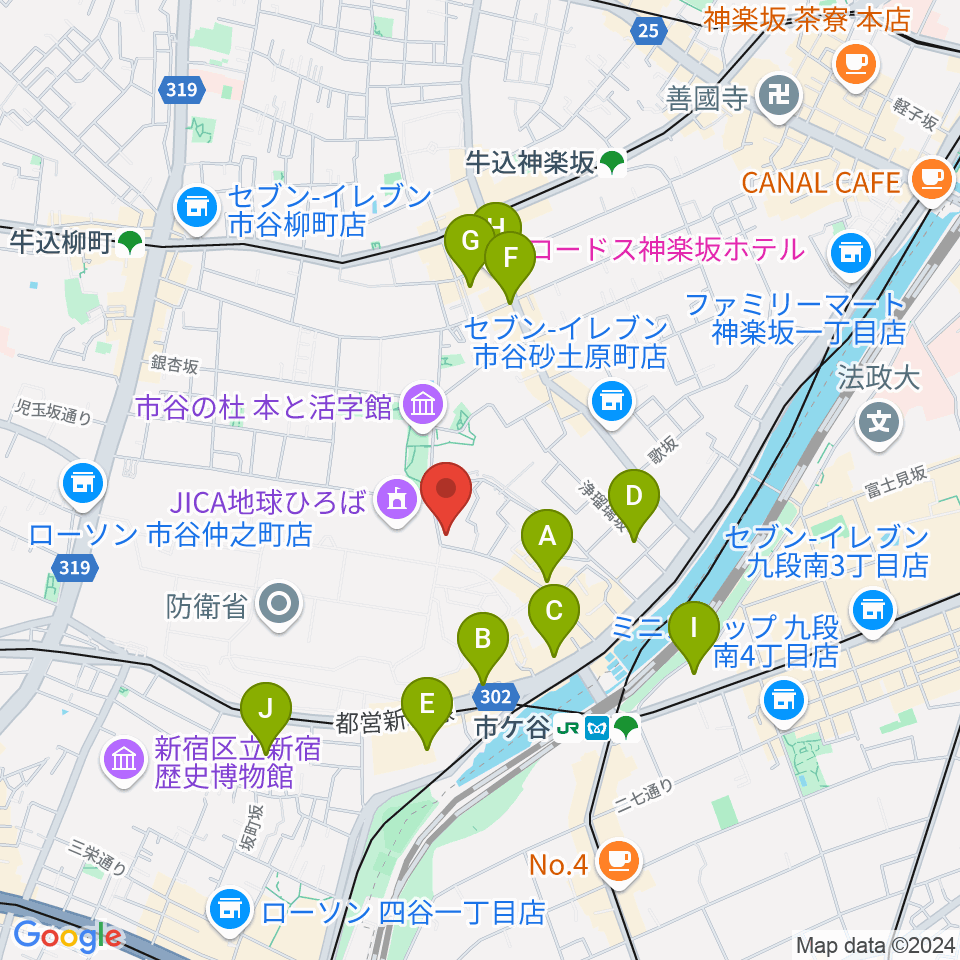 麗扇会日本文化学院周辺のホテル一覧地図