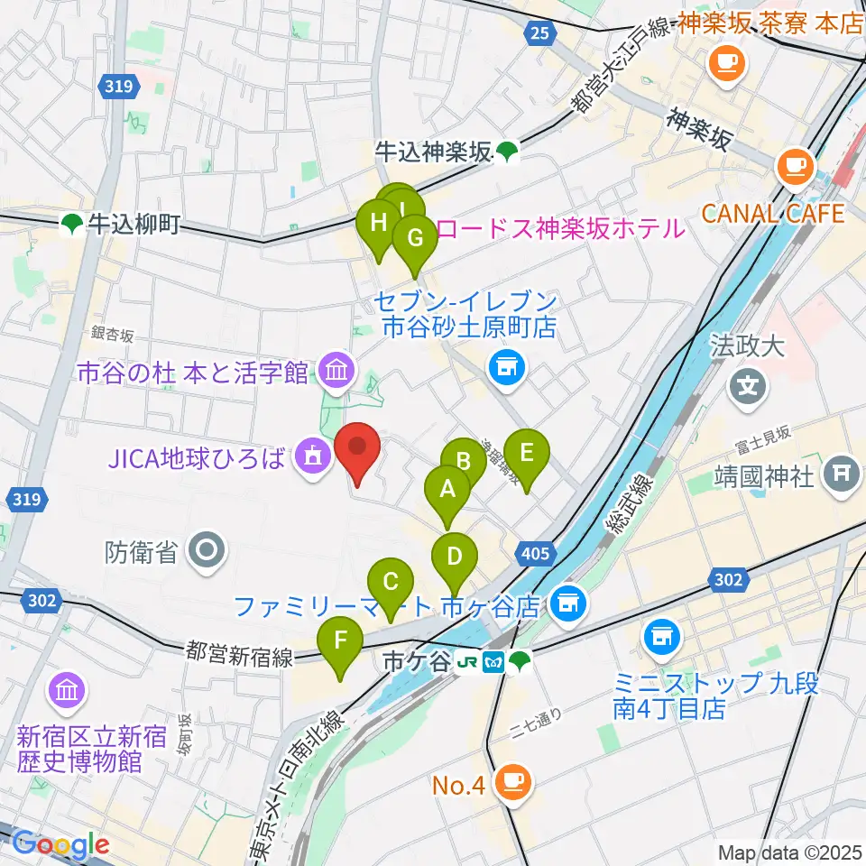 麗扇会日本文化学院周辺のホテル一覧地図