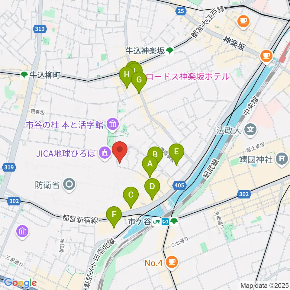 麗扇会日本文化学院周辺のホテル一覧地図