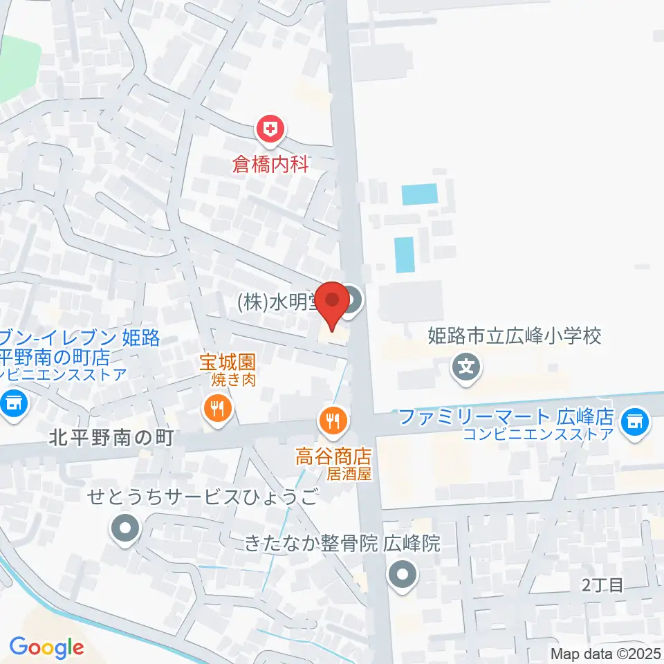 しらさぎ音楽学院周辺のホテル一覧地図