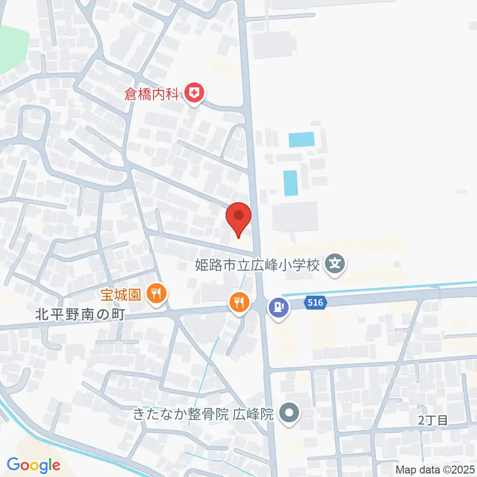 しらさぎ音楽学院周辺のホテル一覧地図