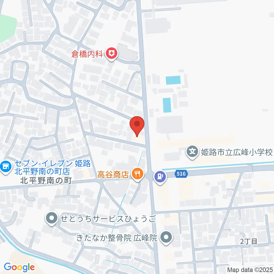 しらさぎ音楽学院周辺のホテル一覧地図